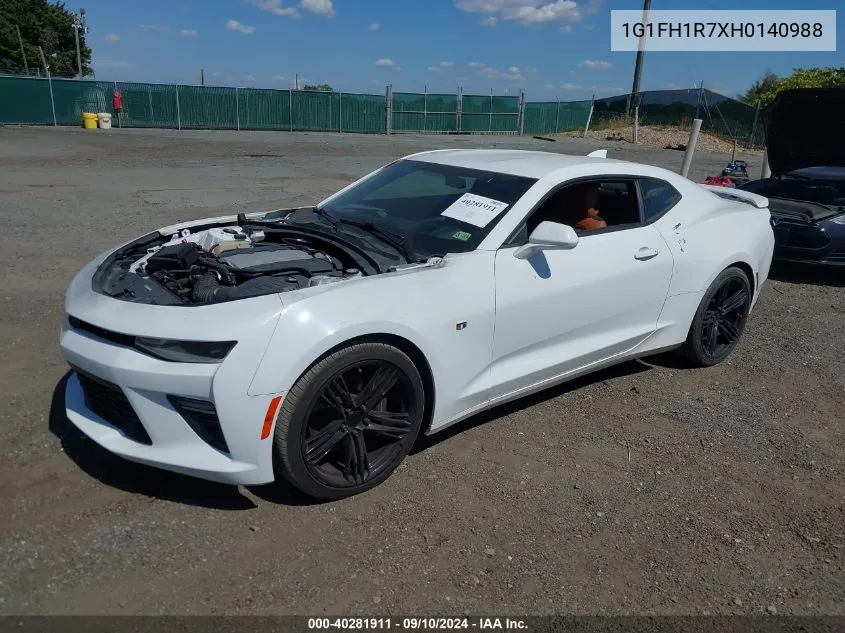 1G1FH1R7XH0140988 2017 Chevrolet Camaro 2Ss