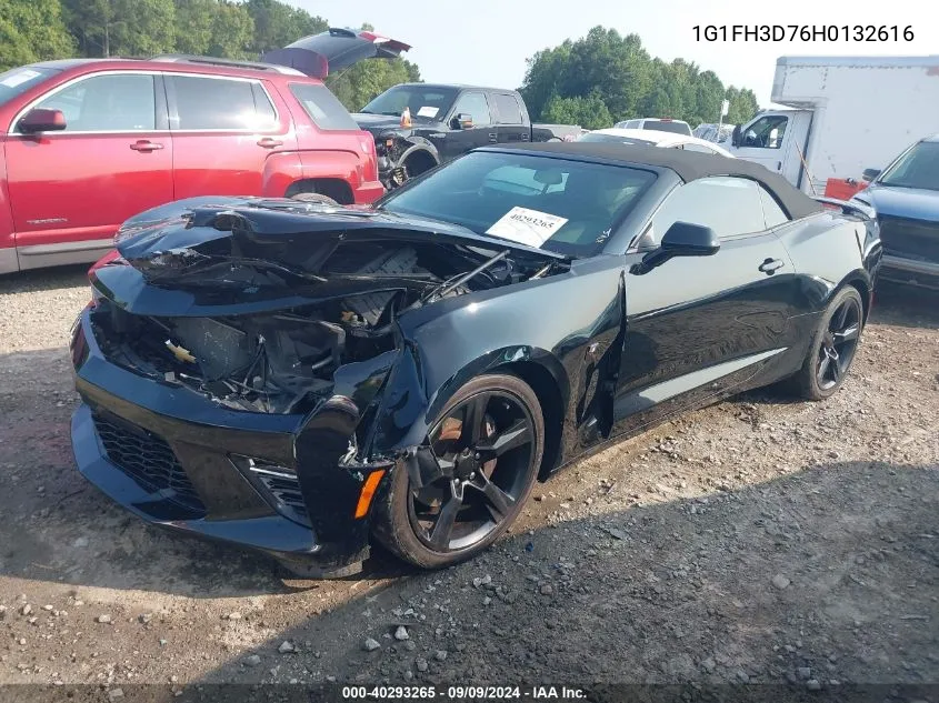 2017 Chevrolet Camaro 2Ss VIN: 1G1FH3D76H0132616 Lot: 40293265