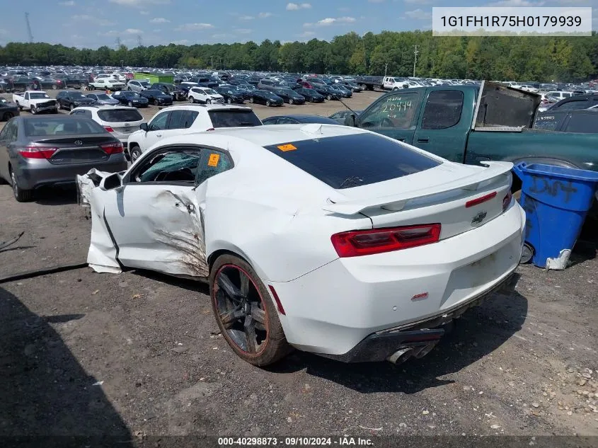 2017 Chevrolet Camaro Ss VIN: 1G1FH1R75H0179939 Lot: 40298873