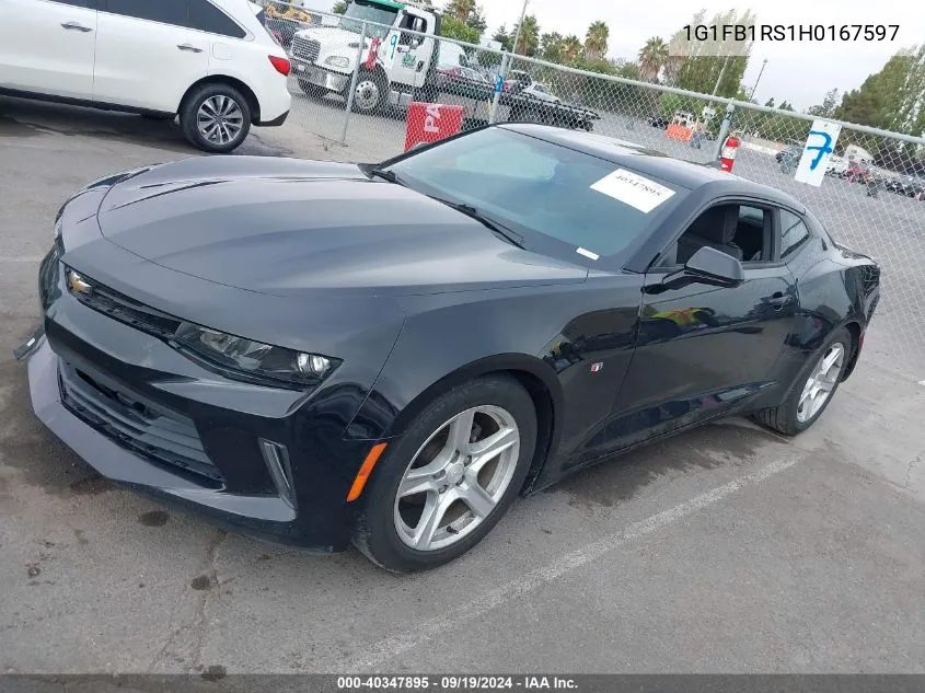 2017 Chevrolet Camaro 1Lt VIN: 1G1FB1RS1H0167597 Lot: 40347895