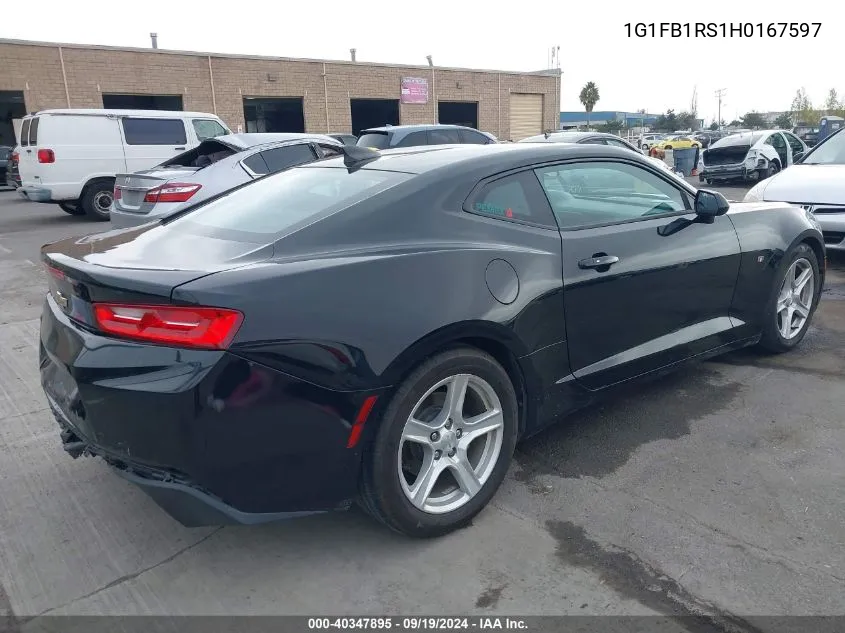 2017 Chevrolet Camaro 1Lt VIN: 1G1FB1RS1H0167597 Lot: 40347895