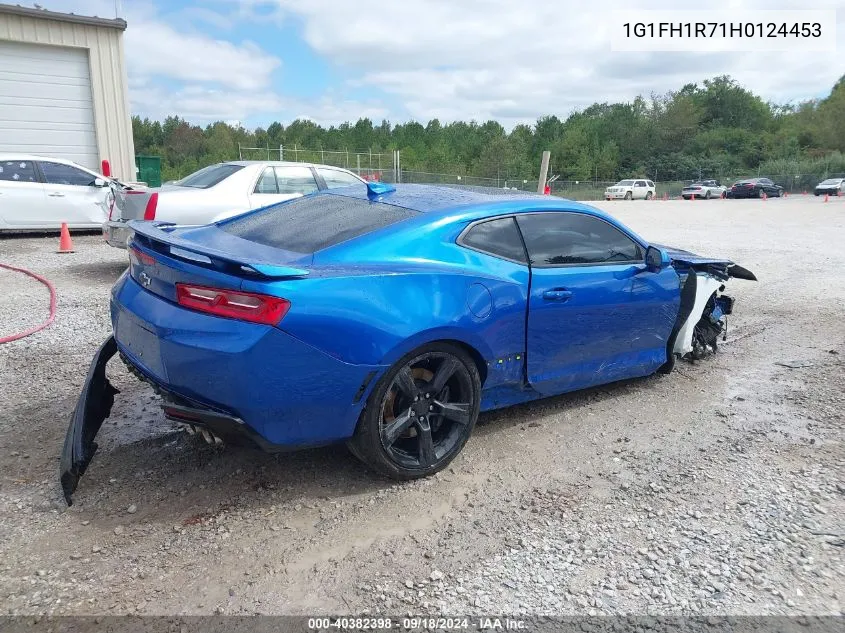 2017 Chevrolet Camaro 2Ss VIN: 1G1FH1R71H0124453 Lot: 40382398