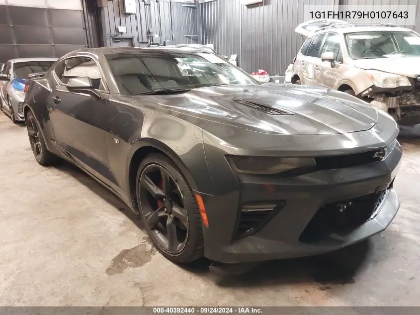 2017 Chevrolet Camaro 2Ss VIN: 1G1FH1R79H0107643 Lot: 40392440