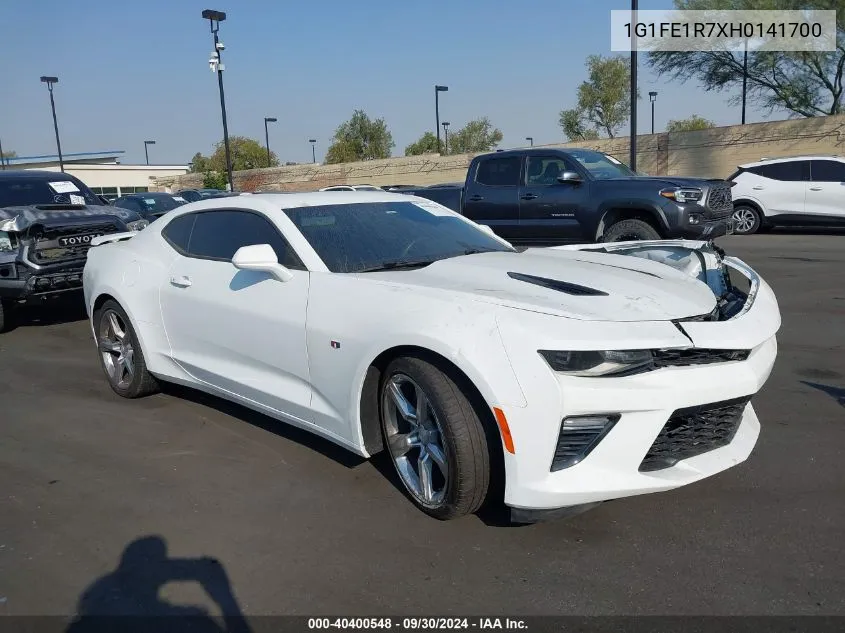 2017 Chevrolet Camaro 1Ss VIN: 1G1FE1R7XH0141700 Lot: 40400548