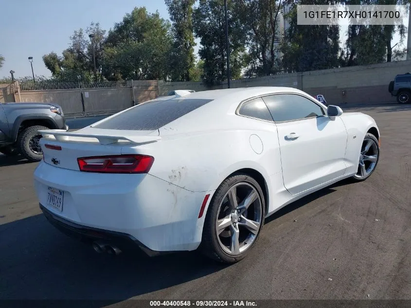 2017 Chevrolet Camaro 1Ss VIN: 1G1FE1R7XH0141700 Lot: 40400548