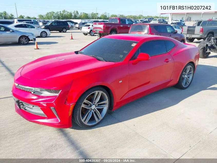 2017 Chevrolet Camaro 1Lt VIN: 1G1FB1RS1H0207242 Lot: 40435307