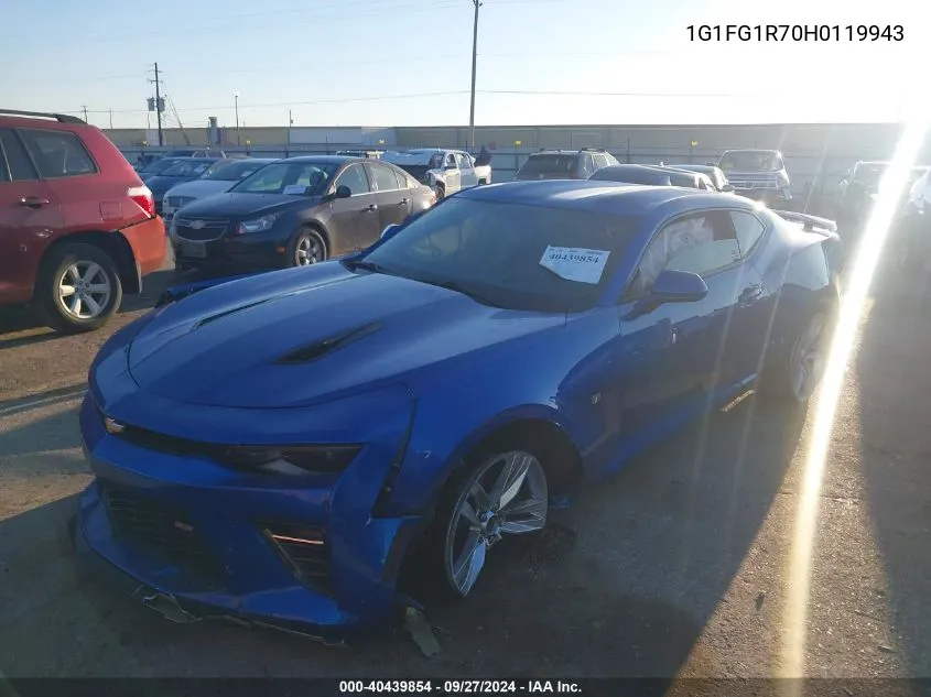 2017 Chevrolet Camaro 2Ss VIN: 1G1FG1R70H0119943 Lot: 40439854