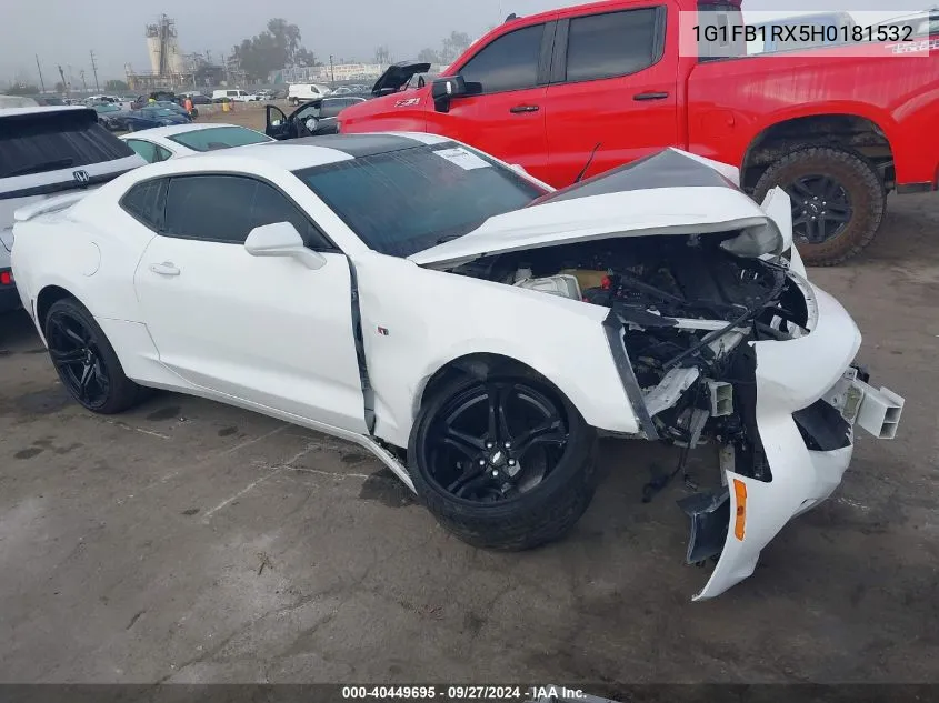 2017 Chevrolet Camaro 1Lt VIN: 1G1FB1RX5H0181532 Lot: 40449695