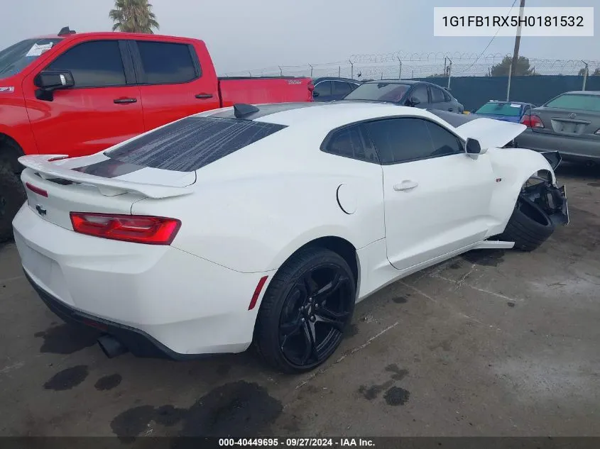 2017 Chevrolet Camaro 1Lt VIN: 1G1FB1RX5H0181532 Lot: 40449695