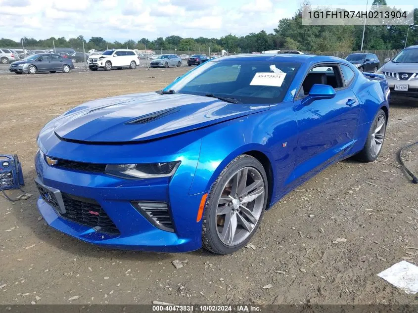 2017 Chevrolet Camaro 2Ss VIN: 1G1FH1R74H0213904 Lot: 40473831