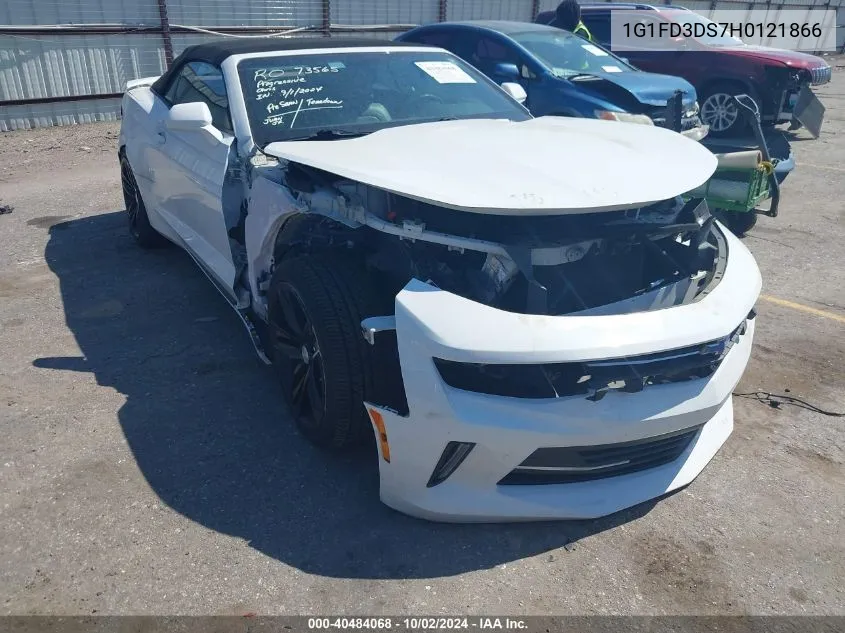 2017 Chevrolet Camaro 2Lt VIN: 1G1FD3DS7H0121866 Lot: 40484068