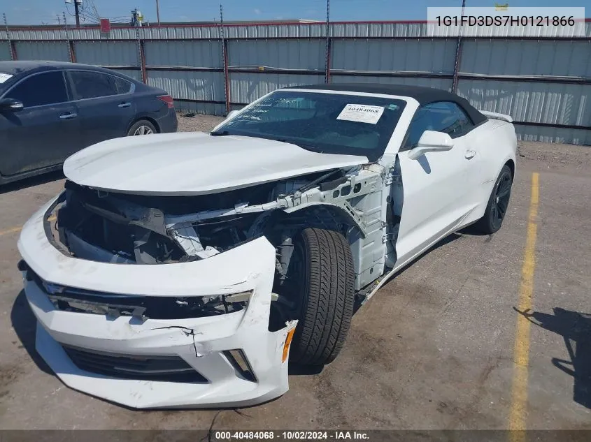 2017 Chevrolet Camaro 2Lt VIN: 1G1FD3DS7H0121866 Lot: 40484068