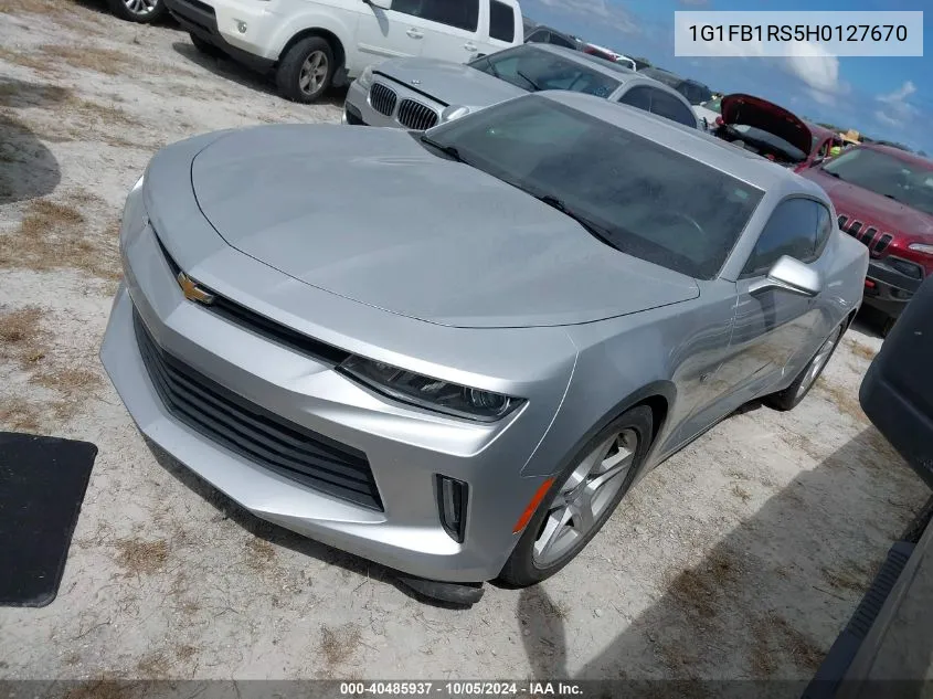 2017 Chevrolet Camaro 1Lt VIN: 1G1FB1RS5H0127670 Lot: 40485937