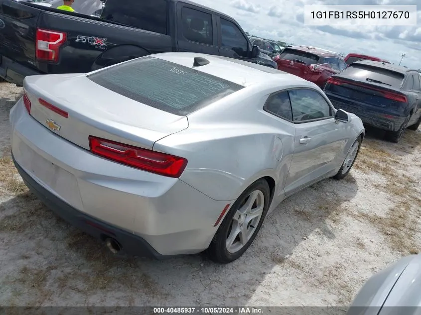 2017 Chevrolet Camaro 1Lt VIN: 1G1FB1RS5H0127670 Lot: 40485937