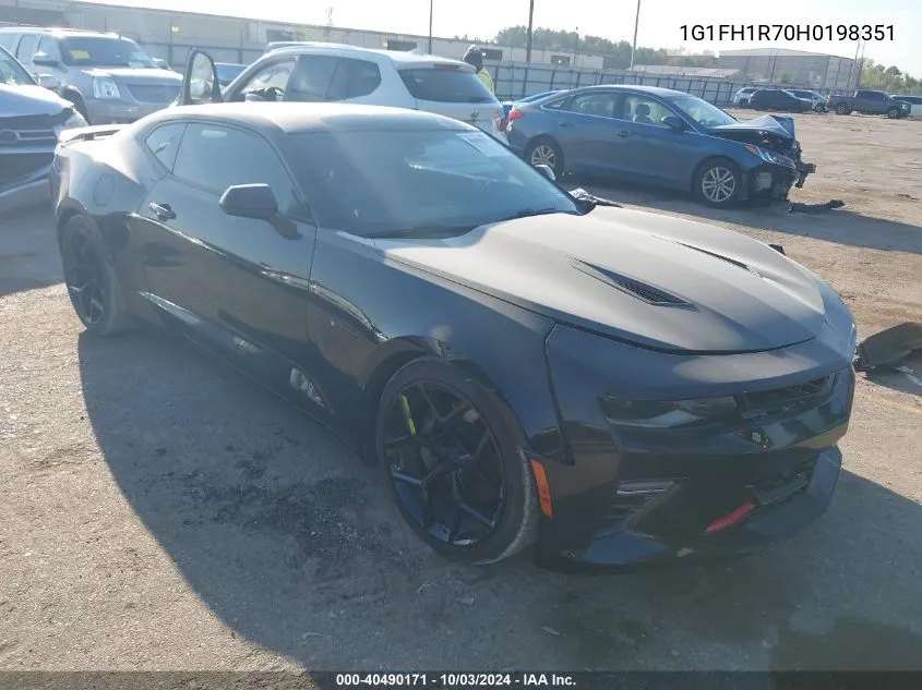 2017 Chevrolet Camaro 2Ss VIN: 1G1FH1R70H0198351 Lot: 40490171