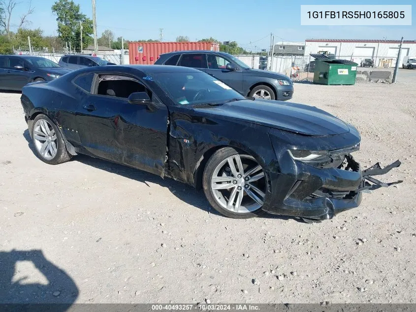 2017 Chevrolet Camaro 1Lt VIN: 1G1FB1RS5H0165805 Lot: 40493257