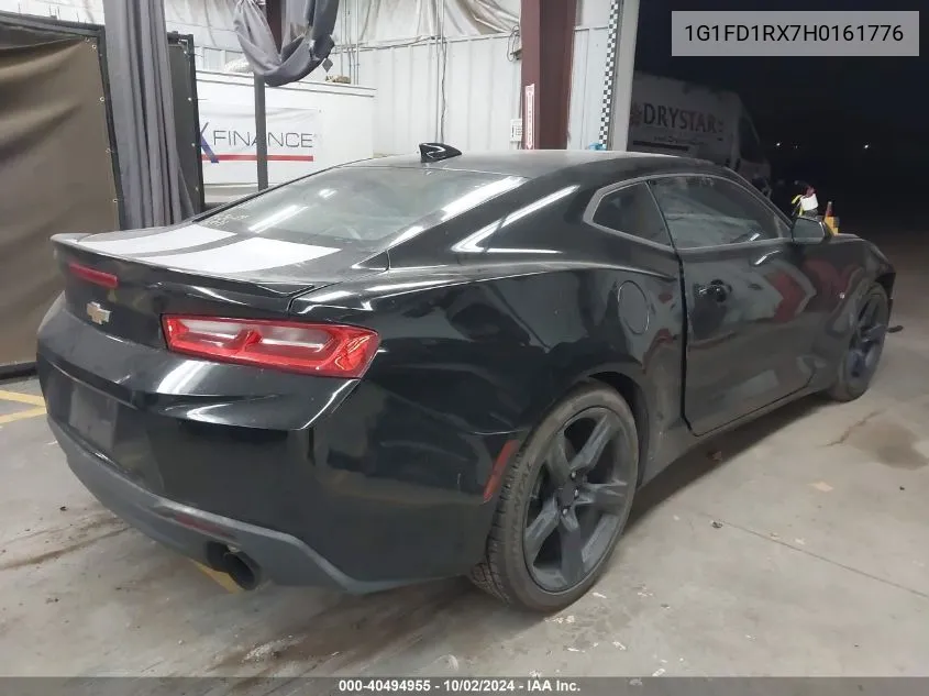 2017 Chevrolet Camaro Lt VIN: 1G1FD1RX7H0161776 Lot: 40494955