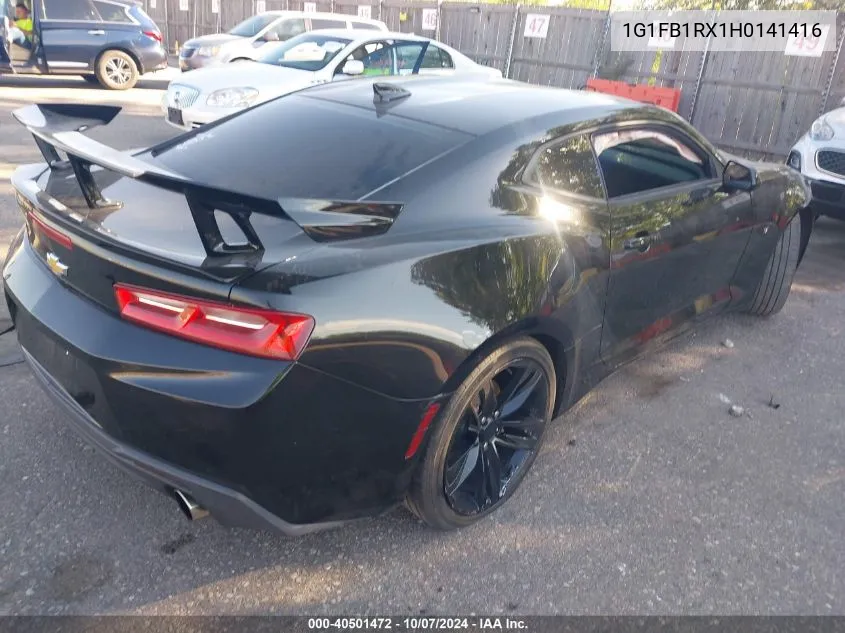 2017 Chevrolet Camaro 1Lt VIN: 1G1FB1RX1H0141416 Lot: 40501472