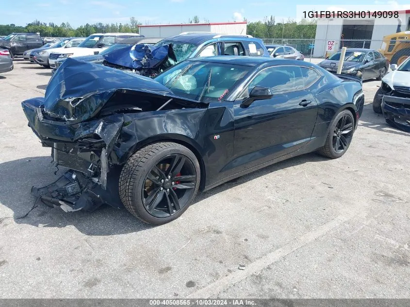 1G1FB1RS3H0149098 2017 Chevrolet Camaro 1Lt