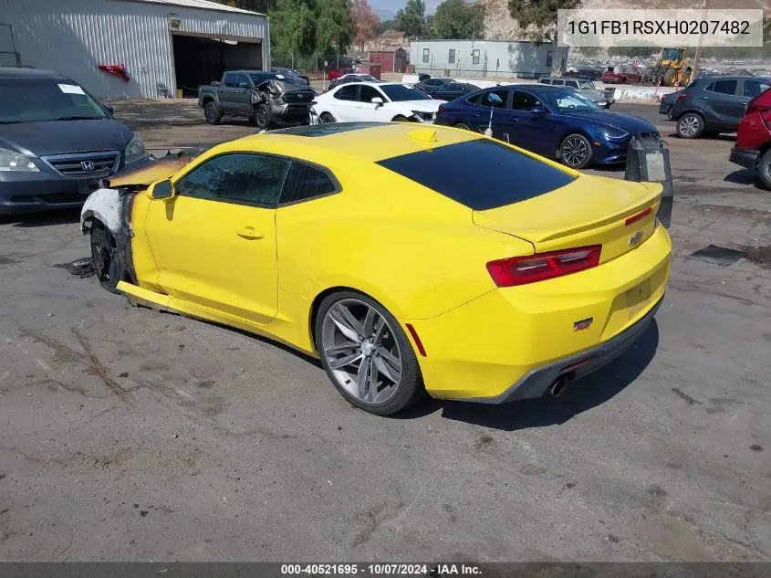 2017 Chevrolet Camaro 1Lt VIN: 1G1FB1RSXH0207482 Lot: 40521695