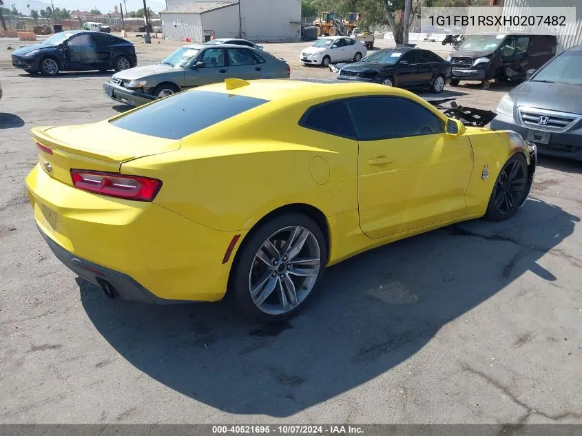 2017 Chevrolet Camaro 1Lt VIN: 1G1FB1RSXH0207482 Lot: 40521695