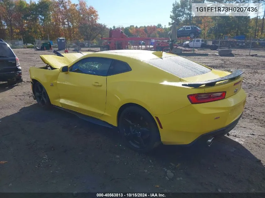 2017 Chevrolet Camaro 1Ss VIN: 1G1FF1R73H0207436 Lot: 40563813