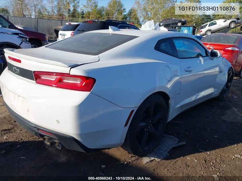 1G1FD1RS3H0110876 2017 Chevrolet Camaro 2Lt