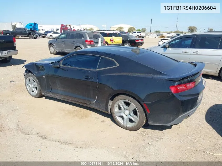 2017 Chevrolet Camaro 1Lt VIN: 1G1FB1RS4H0206604 Lot: 40571141