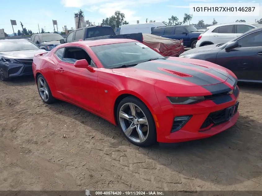 2017 Chevrolet Camaro Ss VIN: 1G1FH1R7XH0146287 Lot: 40576420