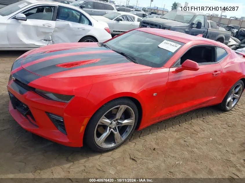 2017 Chevrolet Camaro Ss VIN: 1G1FH1R7XH0146287 Lot: 40576420