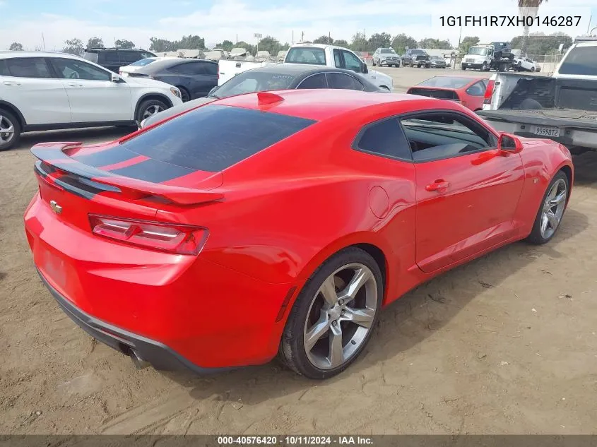 2017 Chevrolet Camaro Ss VIN: 1G1FH1R7XH0146287 Lot: 40576420