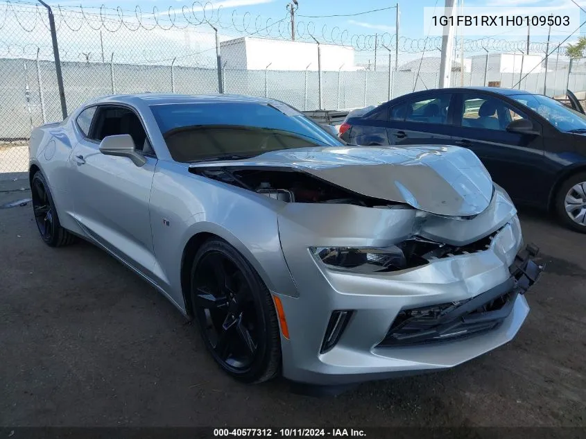 2017 Chevrolet Camaro 1Lt VIN: 1G1FB1RX1H0109503 Lot: 40577312