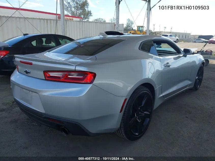 2017 Chevrolet Camaro 1Lt VIN: 1G1FB1RX1H0109503 Lot: 40577312