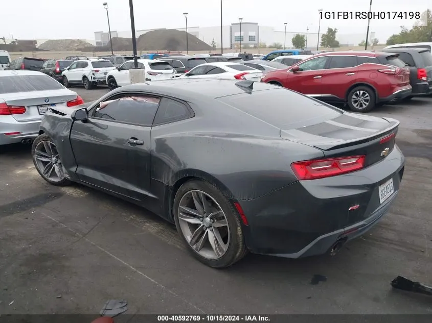 2017 Chevrolet Camaro 1Lt VIN: 1G1FB1RS0H0174198 Lot: 40592769