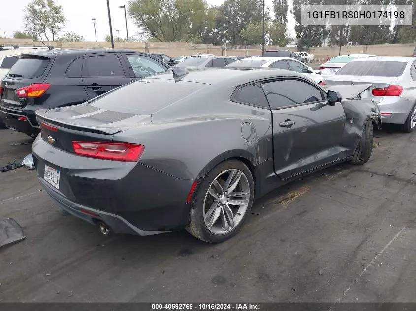 2017 Chevrolet Camaro 1Lt VIN: 1G1FB1RS0H0174198 Lot: 40592769