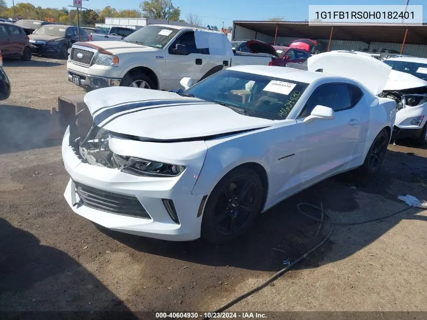 2017 Chevrolet Camaro 1Lt VIN: 1G1FB1RS0H0182401 Lot: 40604930