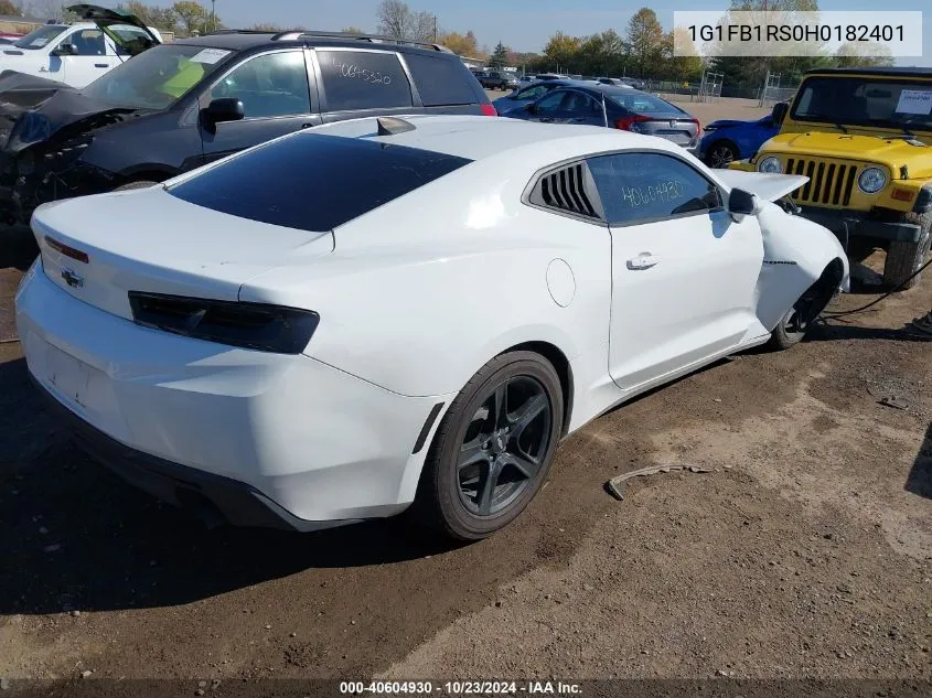 2017 Chevrolet Camaro 1Lt VIN: 1G1FB1RS0H0182401 Lot: 40604930