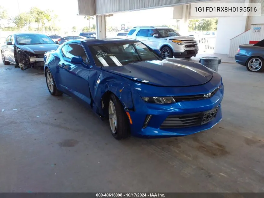 2017 Chevrolet Camaro 2Lt VIN: 1G1FD1RX8H0195516 Lot: 40615098