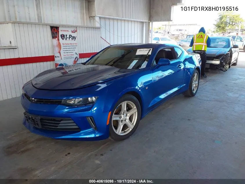 2017 Chevrolet Camaro 2Lt VIN: 1G1FD1RX8H0195516 Lot: 40615098