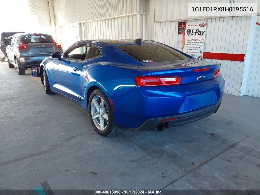 2017 Chevrolet Camaro 2Lt VIN: 1G1FD1RX8H0195516 Lot: 40615098