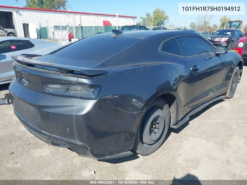 2017 Chevrolet Camaro 2Ss VIN: 1G1FH1R75H0194912 Lot: 40622001