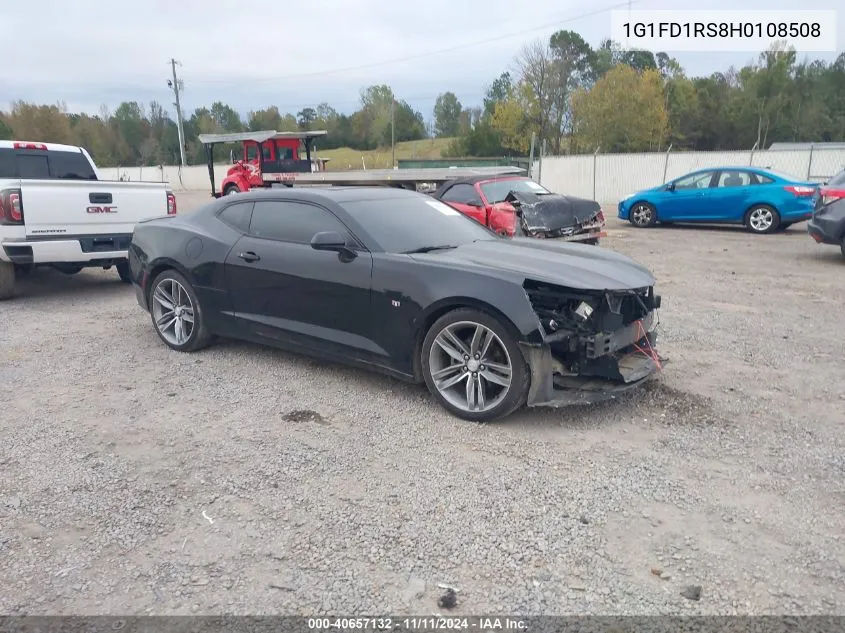 2017 Chevrolet Camaro Lt VIN: 1G1FD1RS8H0108508 Lot: 40657132