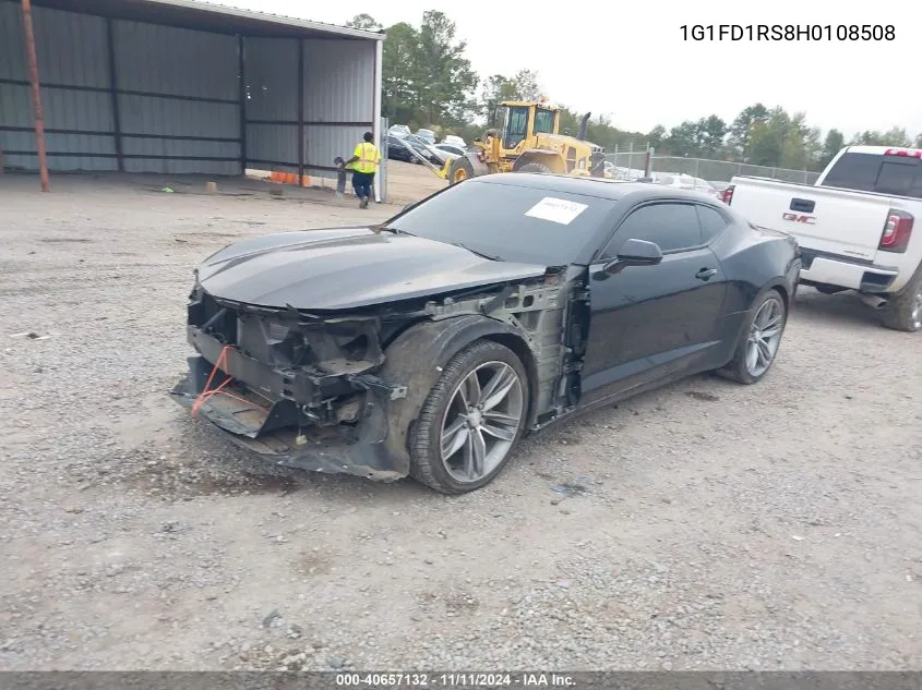 2017 Chevrolet Camaro Lt VIN: 1G1FD1RS8H0108508 Lot: 40657132