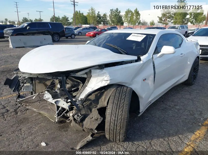 2017 Chevrolet Camaro 1Lt VIN: 1G1FB1RSXH0177125 Lot: 40660152