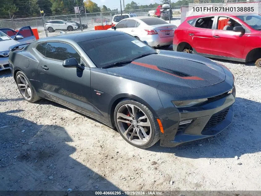 2017 Chevrolet Camaro 2Ss VIN: 1G1FH1R71H0138885 Lot: 40666295