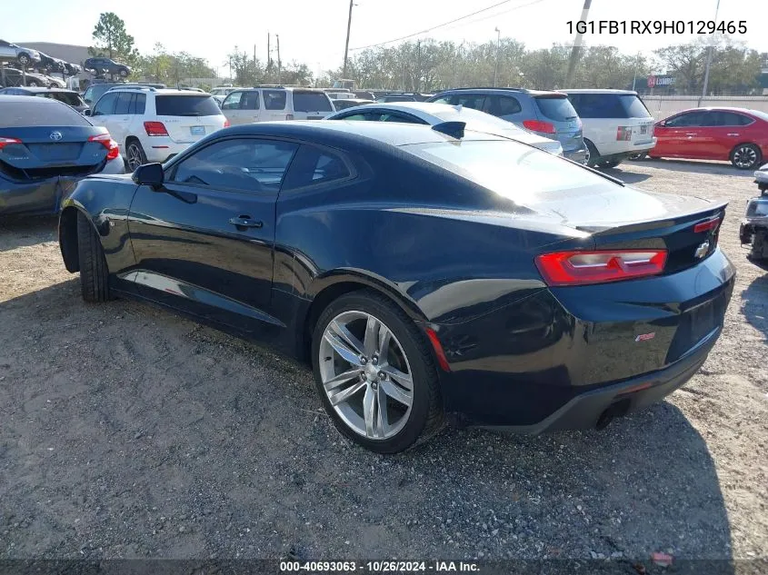 2017 Chevrolet Camaro 1Lt VIN: 1G1FB1RX9H0129465 Lot: 40693063