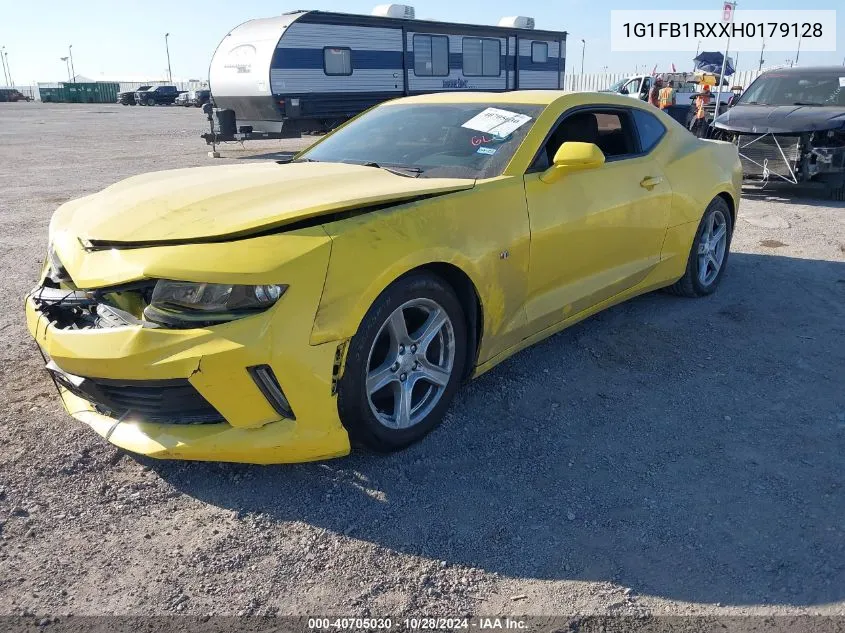 2017 Chevrolet Camaro 1Lt VIN: 1G1FB1RXXH0179128 Lot: 40705030