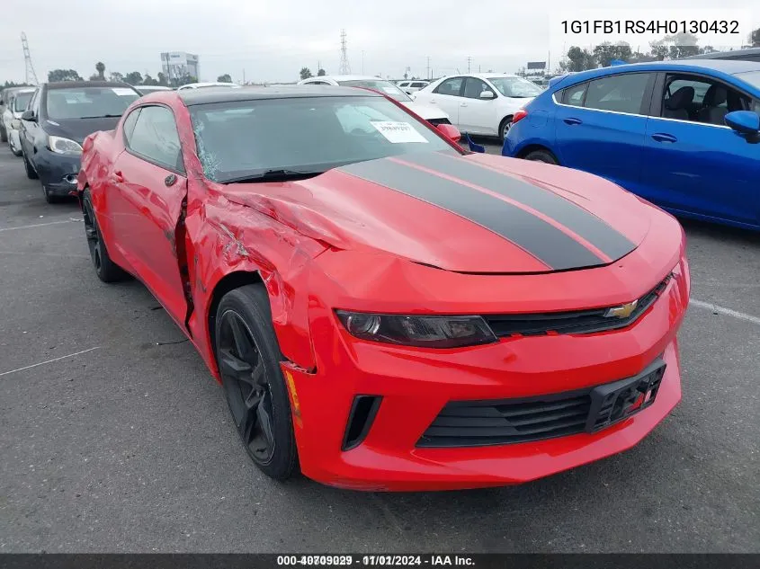 2017 Chevrolet Camaro 1Lt VIN: 1G1FB1RS4H0130432 Lot: 40709029