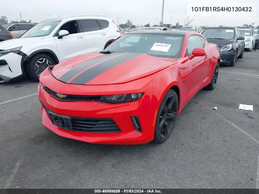 2017 Chevrolet Camaro 1Lt VIN: 1G1FB1RS4H0130432 Lot: 40709029