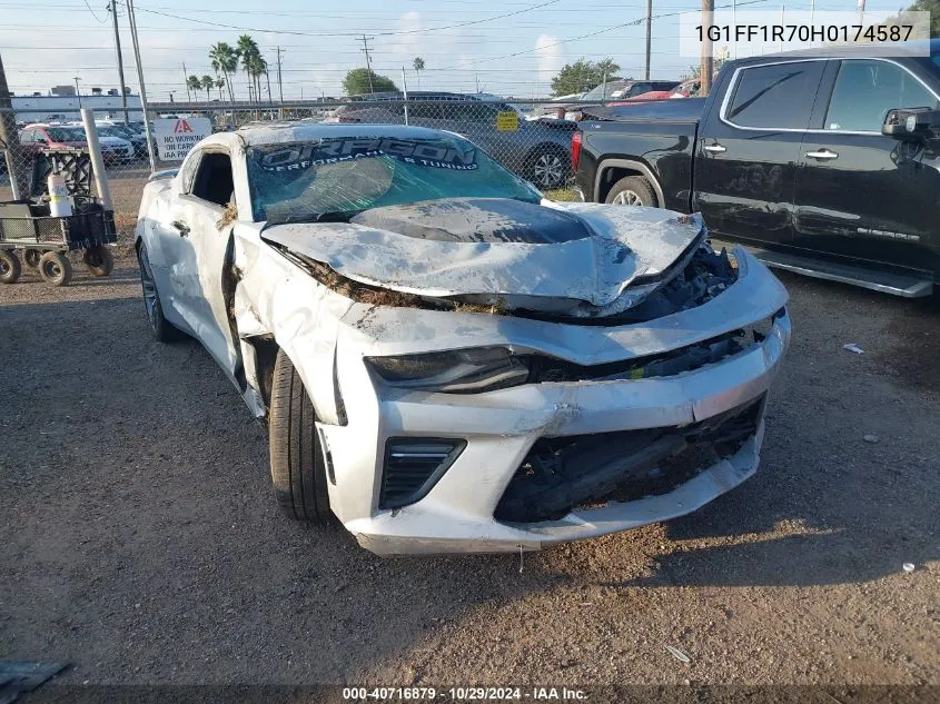 2017 Chevrolet Camaro 1Ss VIN: 1G1FF1R70H0174587 Lot: 40716879